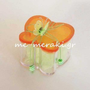 Μπομπονιέρα Κουτί plexiglass Πεταλούδα