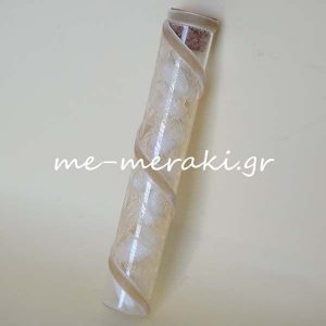 Μπομπονιέρες Γυάλινος Σωλήνας Δαντέλα - Βελούδο