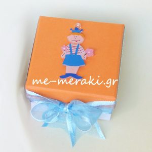 Μπομπονιέρα βάπτισης κουτί Κ1008