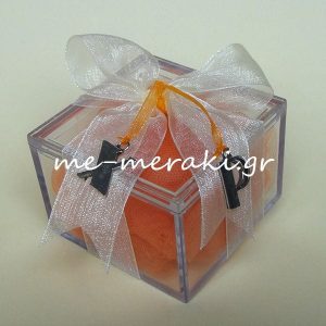 Μπομπονιέρα Κουτί Plexiglass Μονογράμματα
