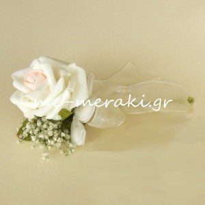 Μπομπονιέρα Γάμου Τριαντάφυλλο Ανθάκια