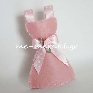 Μπομπονιέρα Φόρεμα Τσόχα Σατέν